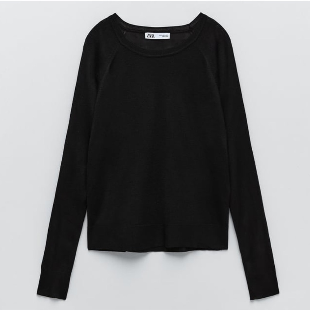 Zara Knit Top in Burgundy